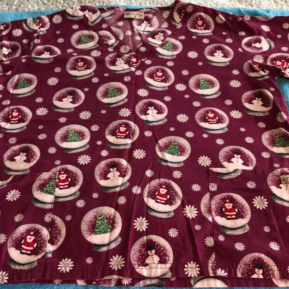 Scrub Top Christmas